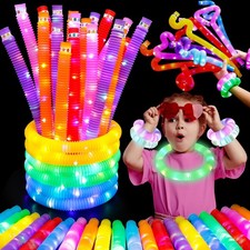 Easter Basket Stuffers for Toddlers,16 PCS-Glow Sticks Party Favors for Kids,...