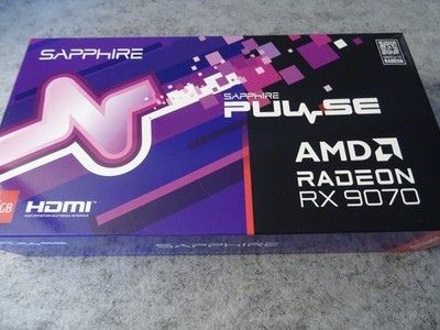 Grafikkarte Sapphire Pulse Radeon RX 9070, 16GB GDDR6, 2x HDMI, 2x DP