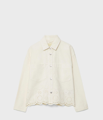 Stradivarius Women's Embroidered Jacket, Style# 1743/659/004, Size M