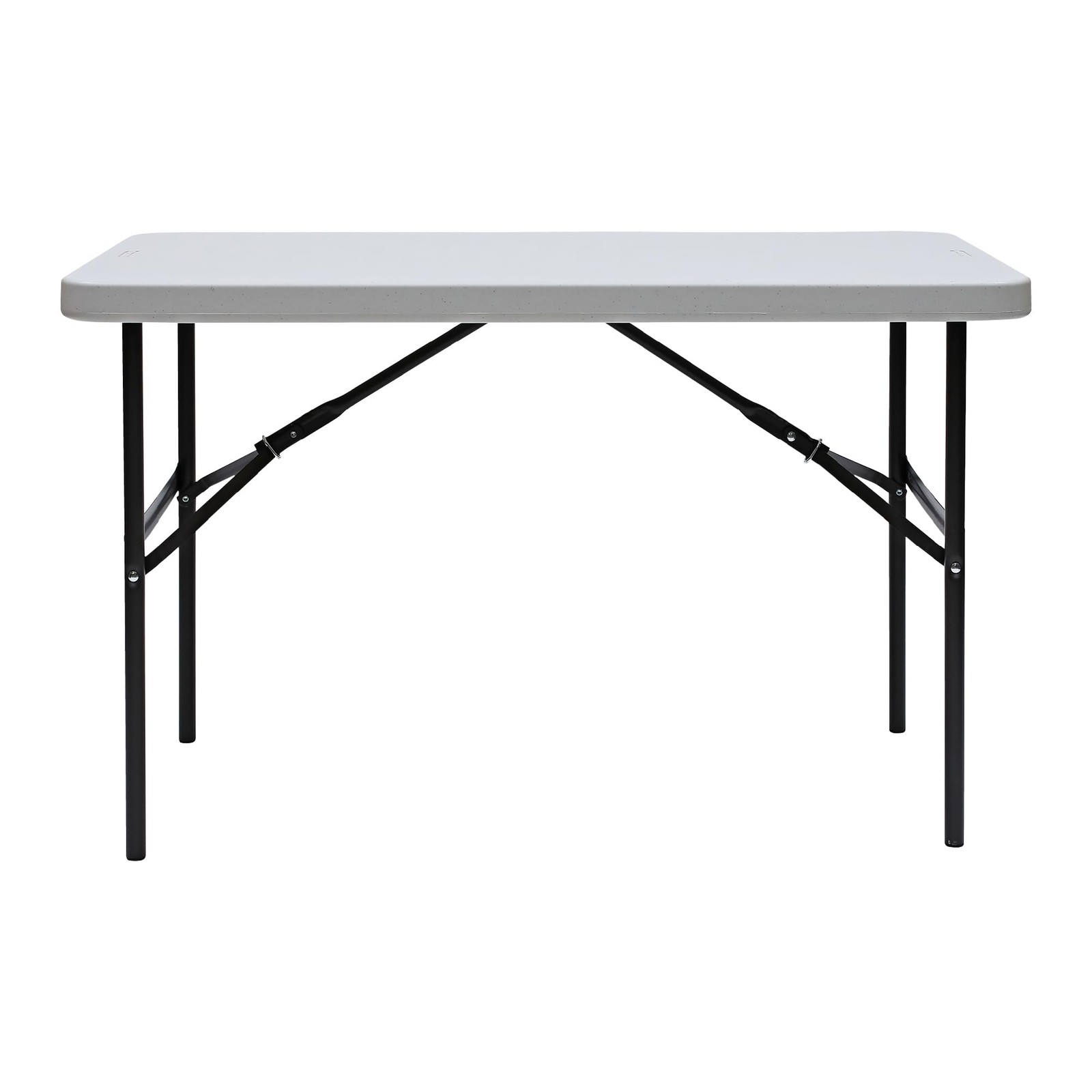 IndestrucTable Commercial Folding Table, Indoor or Outdoor, Platinum, 750 lbs...