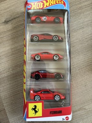 Hot Wheels Ferrari 5 Pack (2026 Release) IN HAND all red | eBay