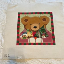 Needlepoint Canvas 2001 505-A Christmas bear
