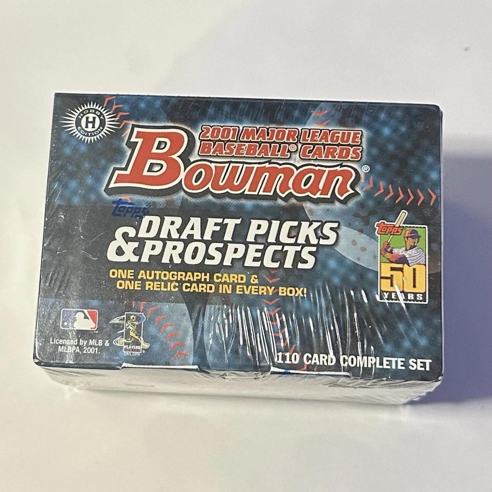 Bowman Draft Picks & Prospects 2001 conjunto sellado de fábrica Ichiro Suzuki Chase Utley Foto 2 de 3