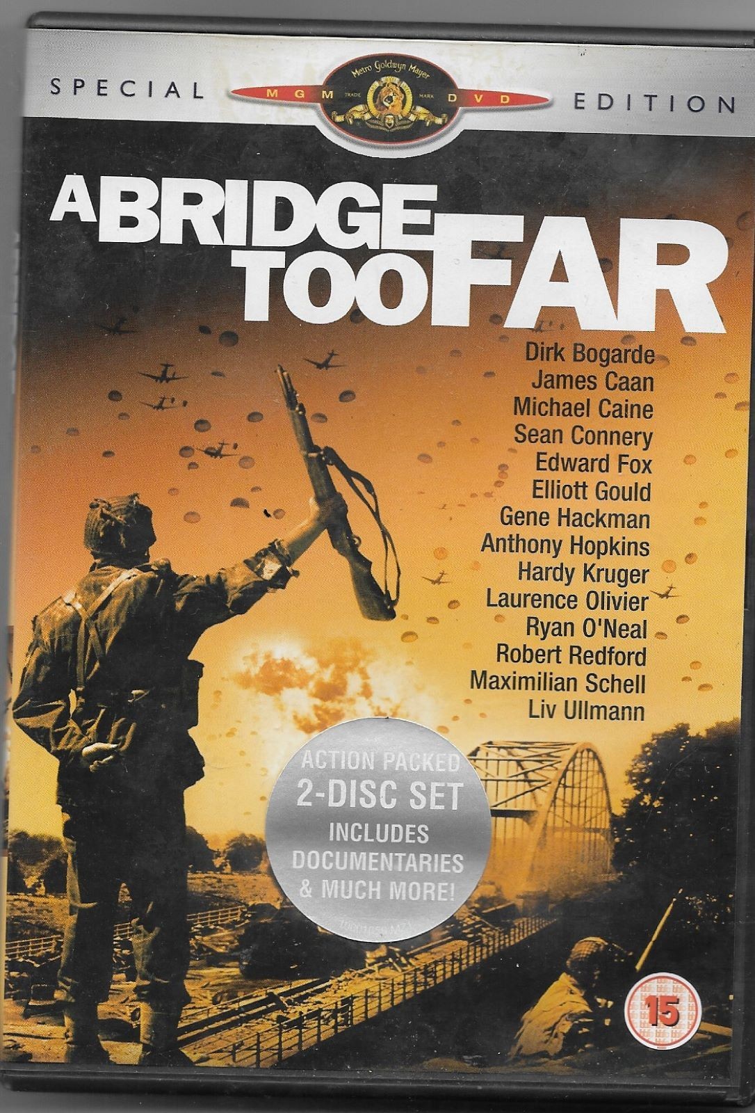 A Bridge Too Far DOUBLE DVD POSTED 48 HOURS TRACKED
