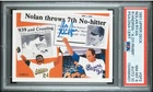 1991 Upper Deck Nolan Ryan Signed Baseball Card #SP2 PSA 8 DNA 10 Certified HOF