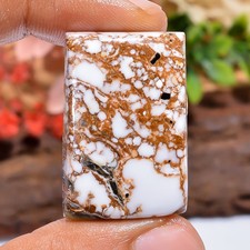 Natural Wild Horse Jasper Gemstone 50 Ct. Rectangle Artisan Cabochon 32X22X6 mm