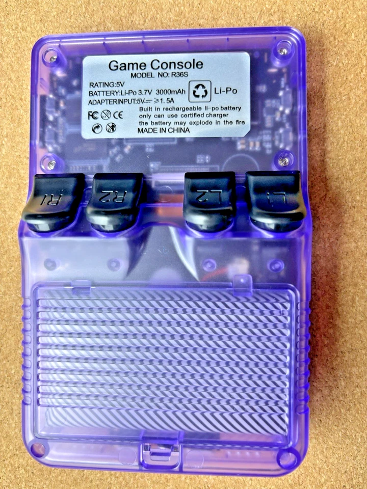 R36S Genuine R36S Retro Handheld Video Game Console ArkOS Quality SD Card 128GB - image 4 of 4