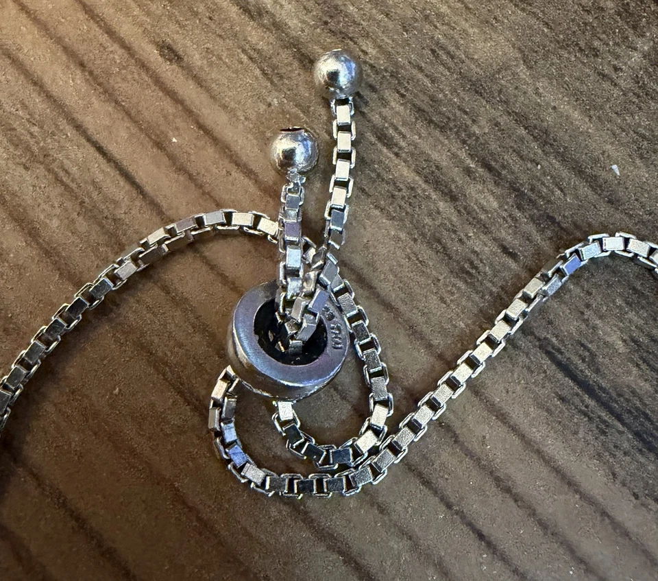 QVC Adjustable PERIDOT Sterling Silver Bracelet New - Image 3 of 3