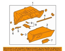 GM OEM 10-13 LaCrosse Instrument Panel Glove Box-Glove Box Assy 9009199
