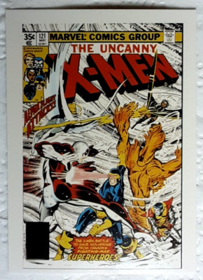 1990 The Uncanny X-Men Cover Serie 1 Karte 29 THE X-MEN AUSGABE 121 - MAI 1979