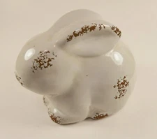Transpac Ceramic Garden Bunny sitting rabbit as Decoration indoor / outdoor New