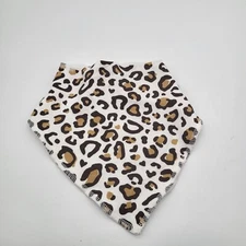 Angel Dear Animal Print Bib Brown Black White One size Baby