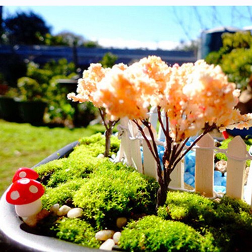 100 PC Simulated Mushroom Micro Landscape Decors Flower Pot Decorations - Picture 3 of 11