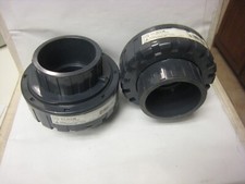 2 yes 2 HOMEWERKS PVC Solvent Weld Slip Pipe Unions, Gray, 2-In. -512-14-2-2B