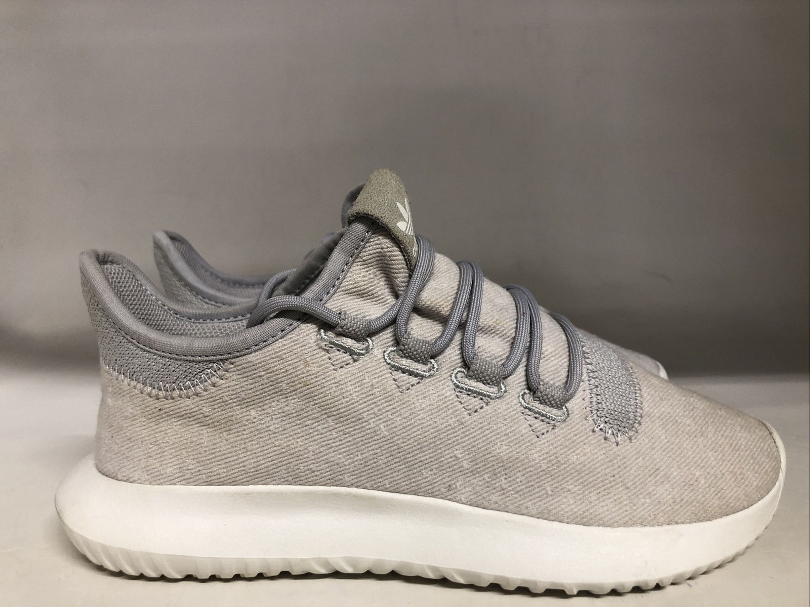 adidas Tubular Shadow J Grey/Crystal White Youth Size 4.5