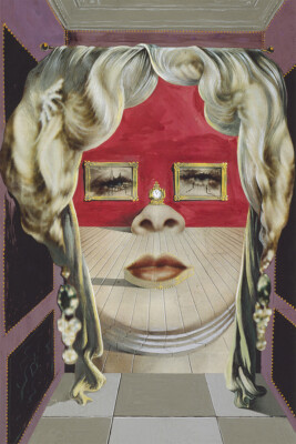 Salvador Dali Mae West Print Painting Wall Art Home Decor - POSTER 20x30