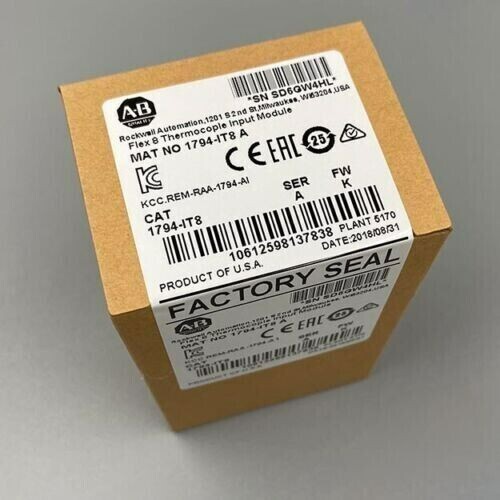 New Factory Sealed 1794-IT8 SER A Flex I/O 8 Channel Thermocouple Input Module - Picture 1 of 2