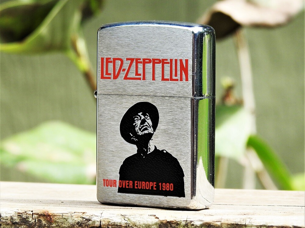 Zippo Lighter - Led Zeppelin - Tour Over Europe 1980 - Robert