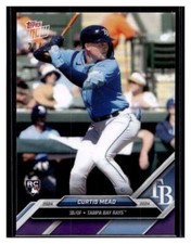 2024 Topps Now Road to Opening Day OD-34 Curtis Mead RC Purple Parallel #d 20/25