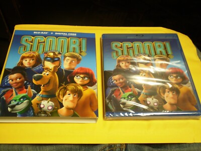 Scoob!      (Blu-Ray Disc, 2020)  Scooby-Doo  w/Slipcover & Digital  Brand NEW