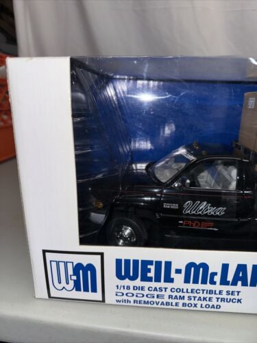 Dodge RAM 3500 1/18 Ertl RC2 1 Ton Dually Flatbed Dump Truck + Boxes Weil McLain - Picture 2 of 19