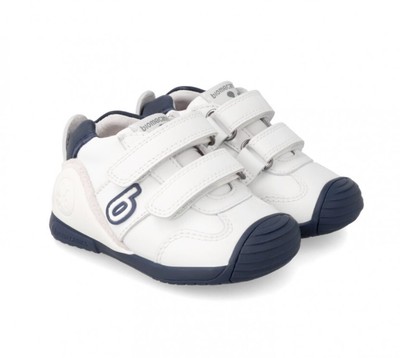 Ciabatte In Pelle Biomecanics 221001 - Sportive, Suola TPE Flessibile, Soletta Rimovibile, Colore Bianco