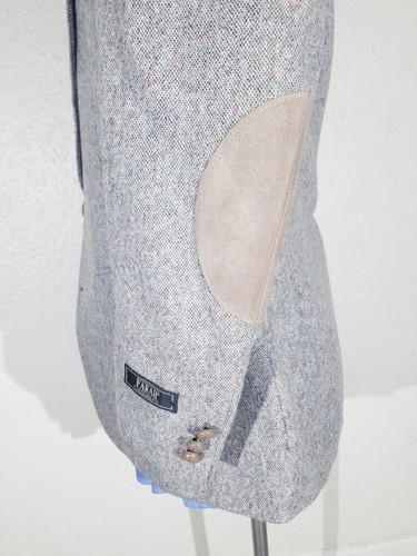 NWT 40S Vintage Elbow Patch Fleck Tweed Wool Blazer Jacket Sport Coat Farah