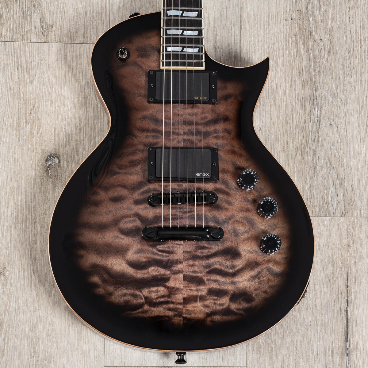 ESP USA Eclipse Guitar, Quilted Maple, EMG 81-X 85-X, See ESP USA Eclipse Guitar, Quilted Maple, EMG 81-X 85-X, See