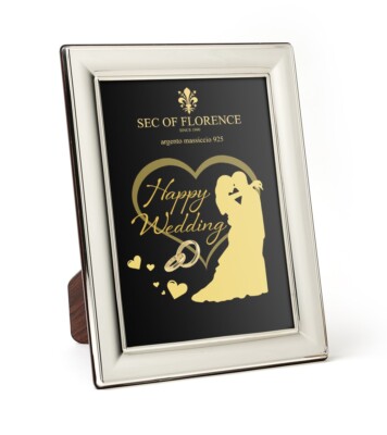 7''x5'' in Wedding Solid 925 Sterling Silver Photo Frame 7305/13×18*HW*G1*USA