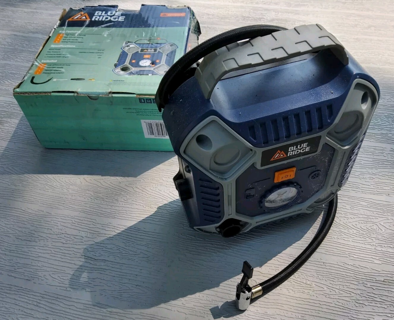BR2050U Blue Ridge Tools 12V DC Multi Purpose Inflator HI- Low Pressure