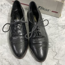 VTG Flings Womens 7 Tap Shoes Made In Brazil Super H-3 Heels Super D Toes In Box