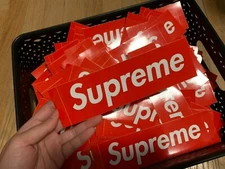 Supreme Red Box Logo Sticker 100% AUTHENTIC BRAND NEW IN HAND