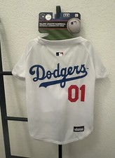 DODGERS DOG JERSEY!! ~MAJOR LEAGUE BASEBALL~ OFFICIALLY LIC.  ~ LARGE~