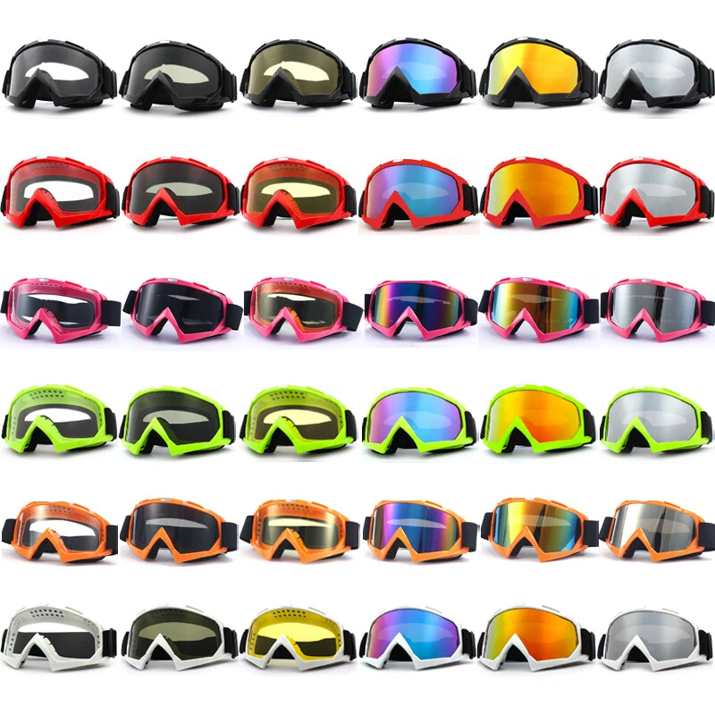 Windproof Motorcycle Protective Goggles Motocross ATV Dirt Bike Racing Eyewear - Image 2 of 4
