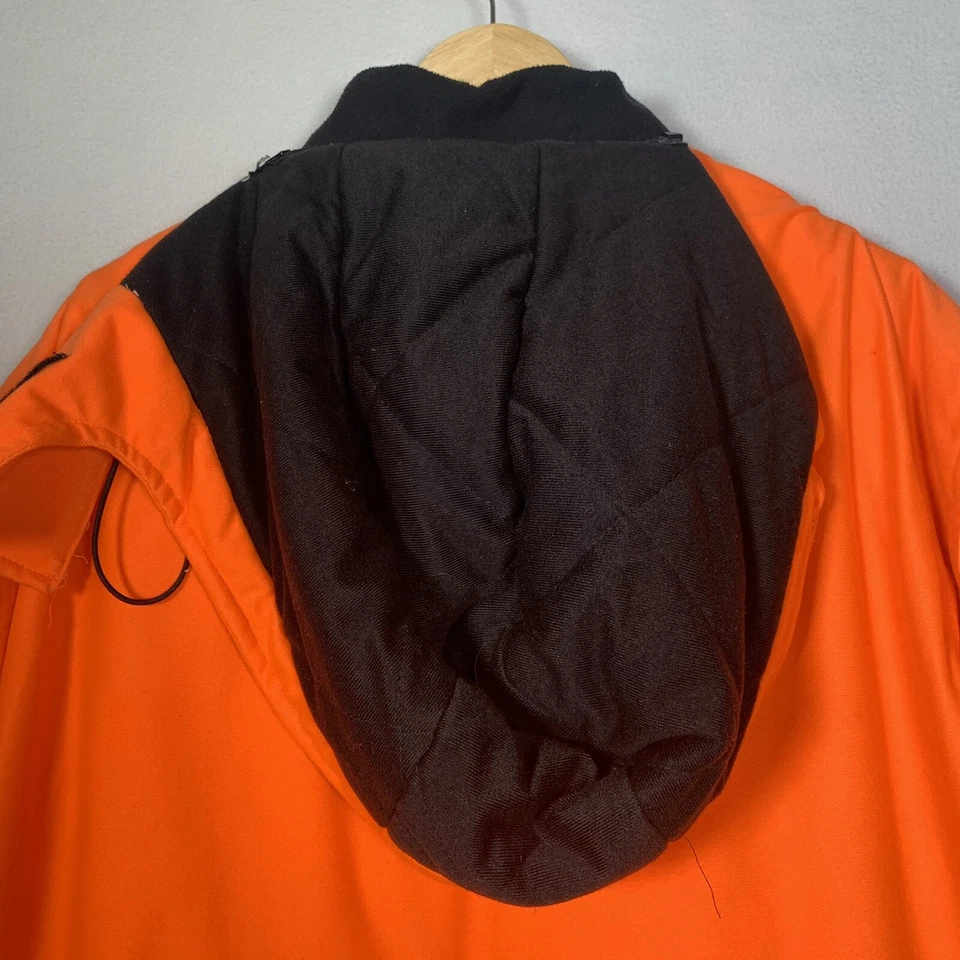 BLAZE ORANGE Hunting Jacket Men's L Red Head Mountain Stalker Insulated Bone Dry - Image 3 of 4