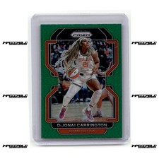 2022 Panini Prizm WNBA - Green Prizm #75 DiJonai Carrington Rookie SP