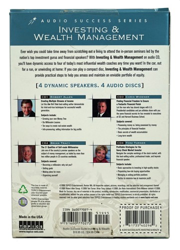 Investing & Wealth Management Guidance - 4 Audio CDs: Robert Allen & Brian Tracy - Picture 3 of 7