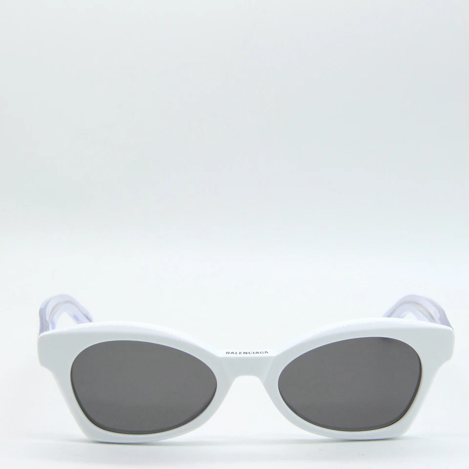 NUEVO BALENCIAGA BB 0230S 005 BLANCO GRIS AUTÉNTICO GAFAS DE SOL 53-20 Foto 2 de 3