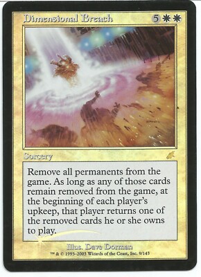 MTG Dimensional Breach FOIL Scourge Rare LP