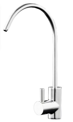 Aquaport One Way Filter Water Tap Deluxe Curved 1/4