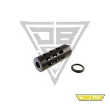 DB TAC Aluminum Black Color Muzzle Brake Compensator 5/8x24 Thread For .308
