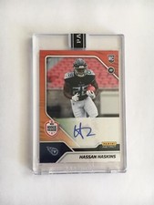 2022 PANINI INSTANT RPS FIRST LOOK #FL37 RC HASSAN HASKINS ORANGE AUTO #2/10