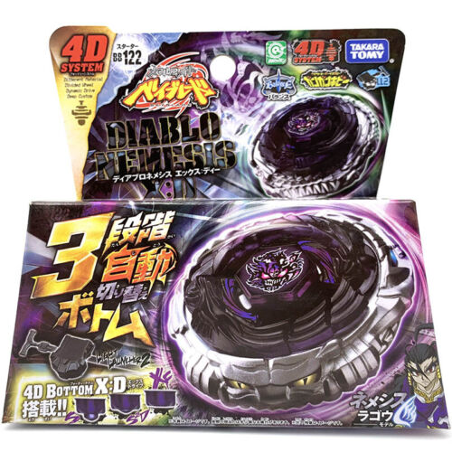 Tomy Takara Diablo Nemesis 4D Beyblade Metal Starter Launcher BB122 New In Box - Picture 1 of 5