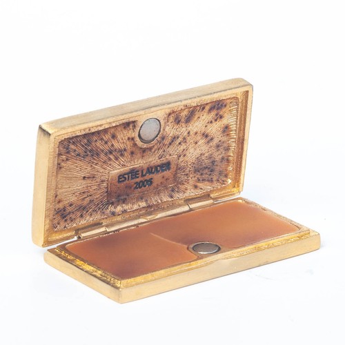 Estee Lauder Solid Perfume Compact Pleasures On Broadway Swarovski 2006 - Picture 3 of 3