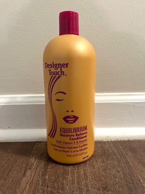 Designer Touch Equilibrium Moisture Balance Conditioner Vitamin E Keratin 32 Oz.