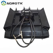 AGT 35in Brush Mower Mini Excavator Cutter Mower Attachment Black 110KG 12EX-RC