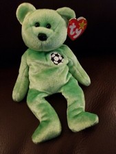 Ty Beanie Babies Rare Kicks Soccer Baby New With Tag Error And Holographic Tag