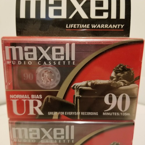 Maxell Audio Kassette Normal Bias UR 90 Minuten Bänder Neu Versiegelt 2er-Pack - Bild 3 von 6
