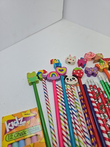 Vintage 80s 90s Novelty Pencil Collection and Chalks - Picture 7 of 13