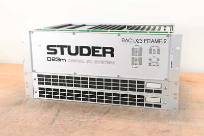 Studer D23m I/O System w/ A-Link HD Card, Fan Module, and Filter Module CG01BER